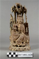 藏品(木雕觀世音菩薩像)的圖片