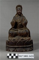 藏品(木雕觀世音菩薩像)的圖片