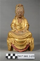 藏品(木雕觀世音菩薩像)的圖片