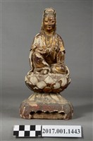 藏品(木雕觀世音菩薩像)的圖片