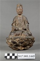 藏品(木雕觀世音菩薩像)的圖片