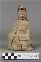 藏品(木雕觀世音菩薩像)的圖片