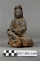 藏品(木雕觀世音菩薩像)的圖片
