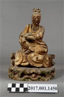 藏品(木雕觀世音菩薩像)的圖片