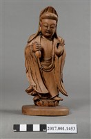 藏品(木雕觀世音菩薩像)的圖片