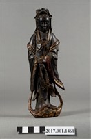 藏品(木雕觀世音菩薩像)的圖片
