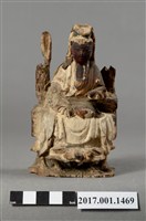 藏品(木雕觀世音菩薩像)的圖片