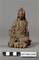 藏品(木雕觀世音菩薩像)的圖片