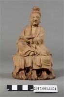 藏品(木雕觀世音菩薩像)的圖片
