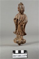 藏品(木雕觀世音菩薩像)的圖片