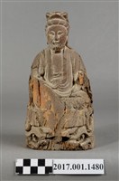 藏品(木雕觀世音菩薩像)的圖片