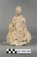 藏品(木雕觀世音菩薩像)的圖片