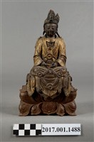 藏品(木雕觀世音菩薩像)的圖片