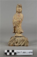 藏品(木雕觀世音菩薩像)的圖片