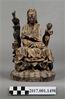 藏品(木雕觀世音菩薩像)的圖片