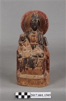 藏品(木雕觀世音菩薩像)的圖片