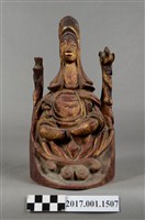 藏品(木雕觀世音菩薩像)的圖片