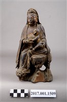 藏品(木雕觀世音菩薩像)的圖片