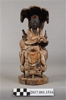 藏品(木雕觀世音菩薩像)的圖片