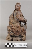 藏品(木雕觀世音菩薩像)的圖片