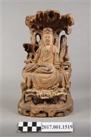 藏品(木雕觀世音菩薩像)的圖片