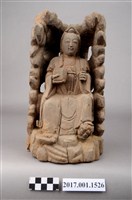 藏品(木雕觀世音菩薩像)的圖片