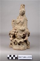 藏品(木雕觀世音菩薩像)的圖片