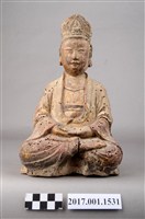 藏品(木雕觀世音菩薩像)的圖片