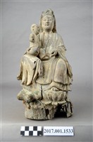 藏品(木雕觀世音菩薩像)的圖片