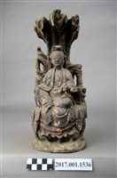 藏品(木雕觀世音菩薩像)的圖片