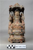 藏品(木雕觀世音菩薩像)的圖片