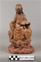 藏品(木雕觀世音菩薩像)的圖片