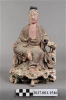 藏品(木雕觀世音菩薩像)的圖片