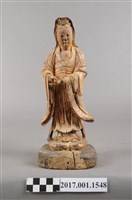 藏品(木雕觀世音菩薩像)的圖片