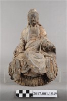 藏品(木雕觀世音菩薩像)的圖片