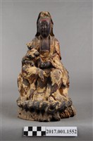 藏品(木雕觀世音菩薩像)的圖片