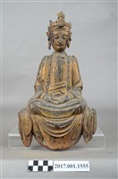 藏品(木雕觀世音菩薩像)的圖片