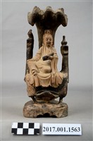 藏品(木雕觀世音菩薩像)的圖片