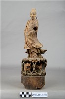 藏品(木雕觀世音菩薩像)的圖片