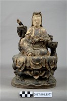 藏品(木雕觀世音菩薩像)的圖片