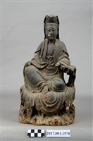 藏品(木雕觀世音菩薩像)的圖片