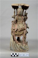 藏品(木雕觀世音菩薩像)的圖片