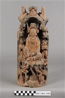 藏品(木雕觀世音菩薩像)的圖片