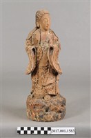 藏品(木雕觀世音菩薩像)的圖片