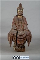 藏品(木雕觀世音菩薩像)的圖片