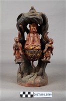 藏品(木雕觀世音菩薩像)的圖片