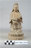 藏品(木雕觀世音菩薩像)的圖片