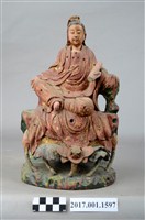 藏品(木雕觀世音菩薩像)的圖片