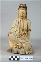 藏品(木雕觀世音菩薩像)的圖片