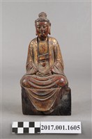 藏品(木雕觀世音菩薩像)的圖片